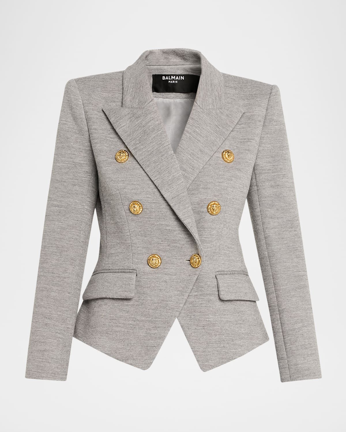 Double-Breasted Wool Blazer