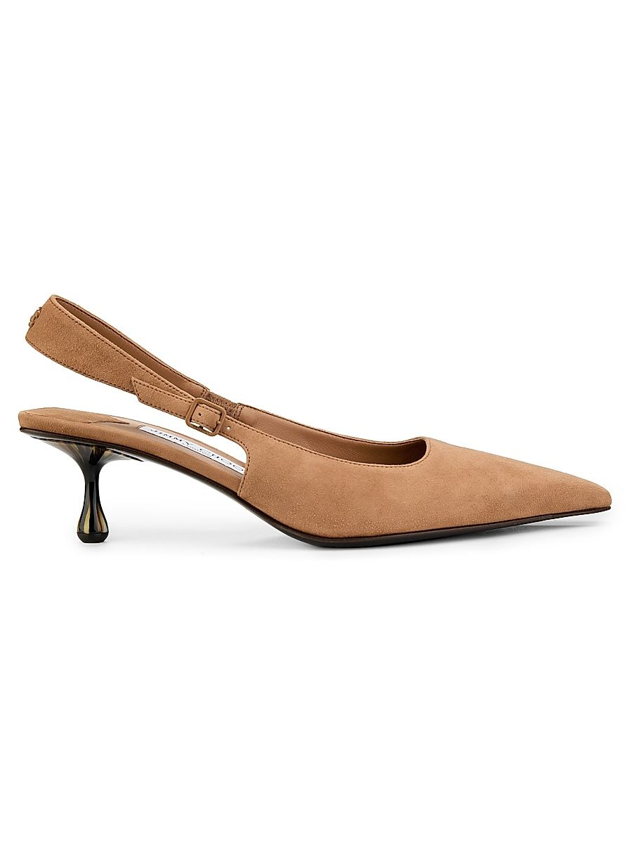 Women's Amel 50MM Suede Slingback Pumps - Toffee - Size 12