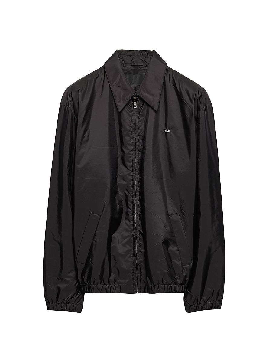 Men's Re-Nylon Blouson Jacket - Black - Size 46