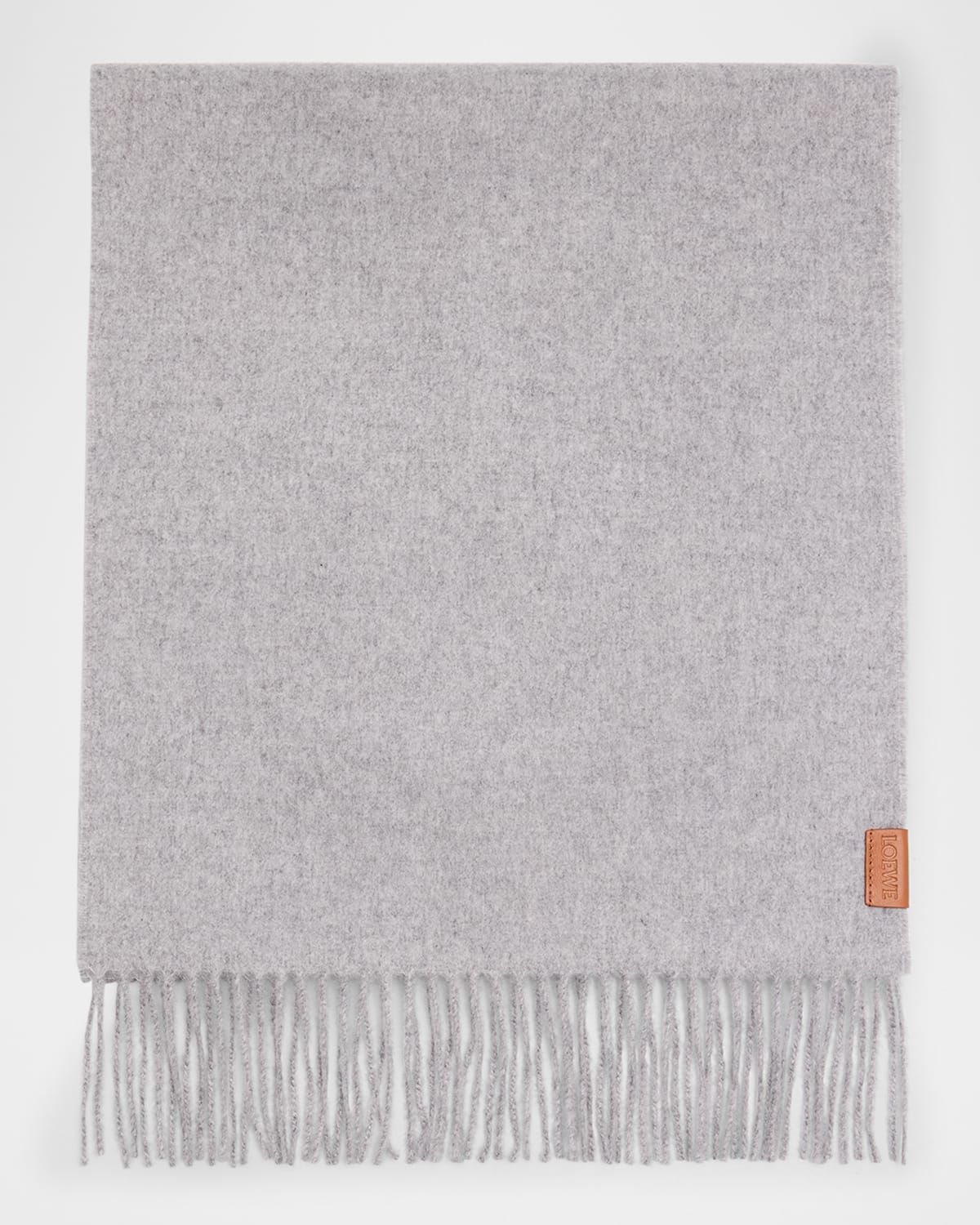 Fringed Cashmere Scarf