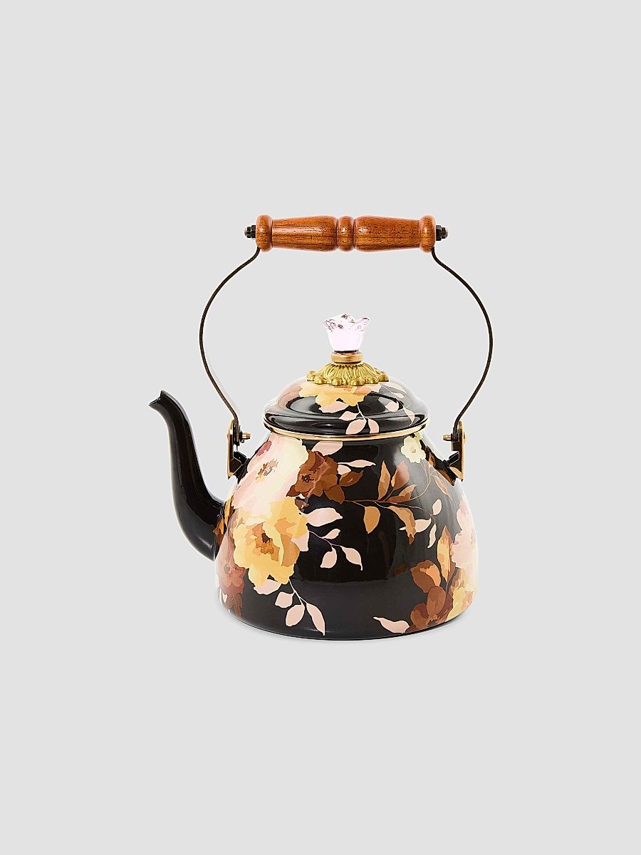 Wild Rose 2-Quart Tea Kettle