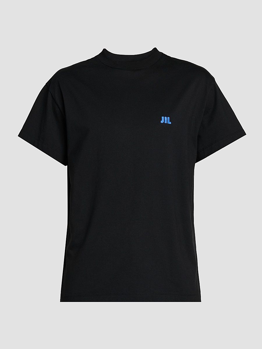 Men's Embroidered Logo Crewneck T-Shirt - Black - Size XL