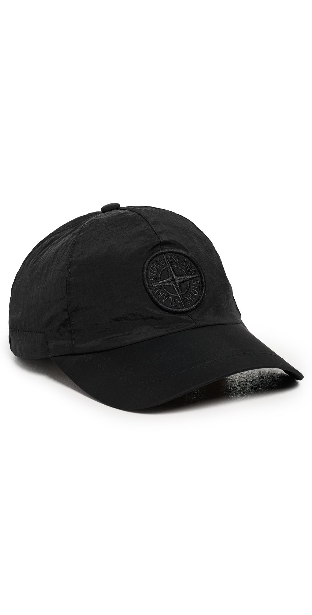 Stone Island Nylon Baseball Cap Black M