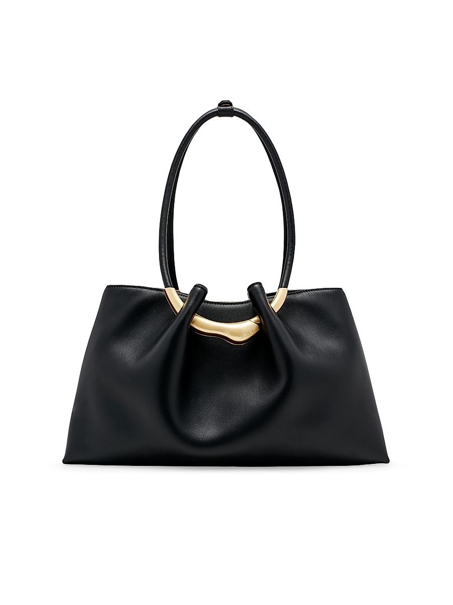 Women's Asa Leather Shoulder Bag - Black
