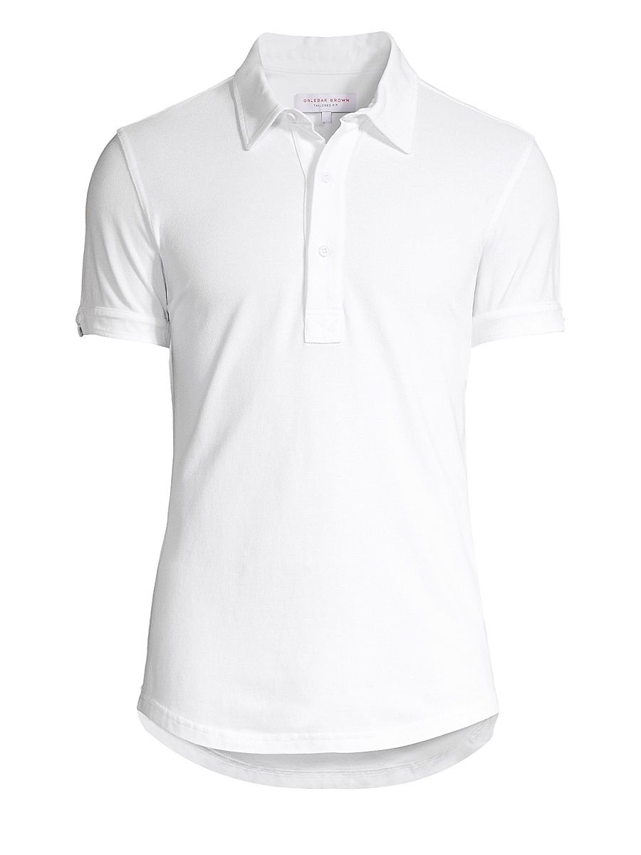 Men's Sebastian Tailored Polo Shirt - White - Size XXL
