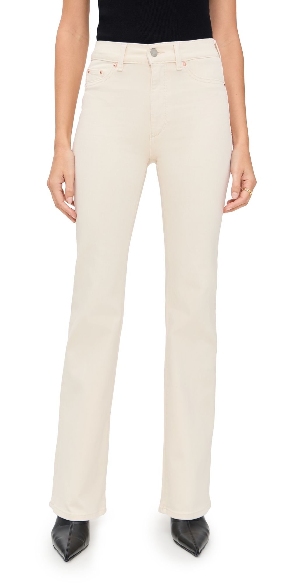 DL1961 Bridget Bootcut High Rise Instasculpt Jeans Flax (DL Airbrushed) 29