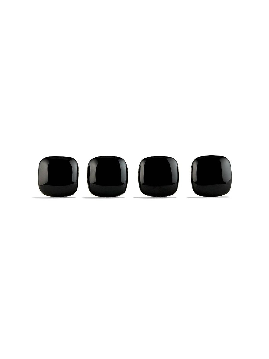 Men's Streamline Cushion Shirt Studs - Black Onyx