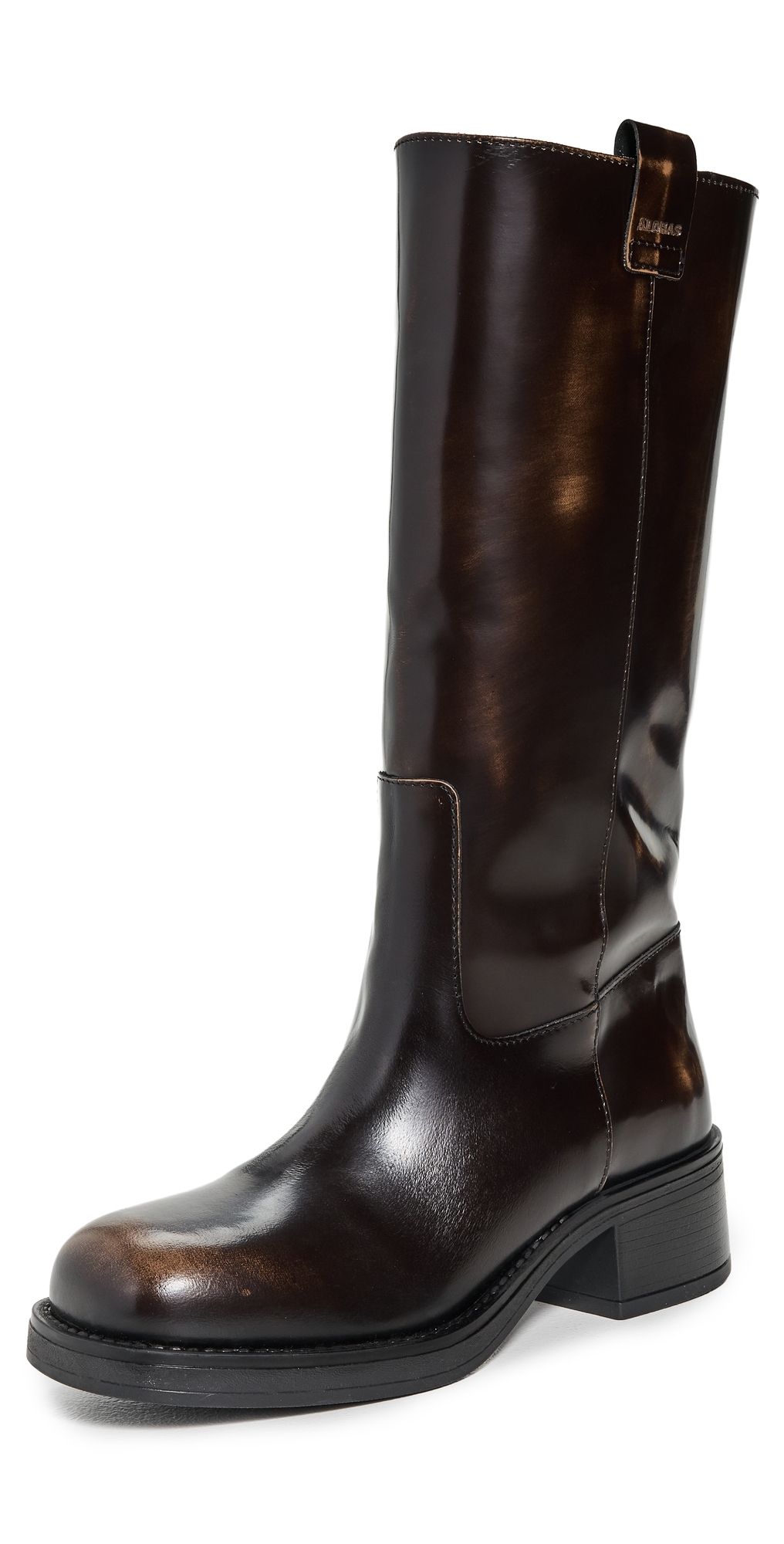 ALOHAS Sajan Leather Boots Brown 41