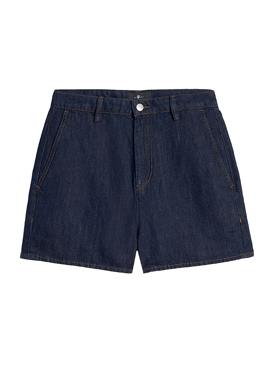 Women's Denim Trouser Shorts - Blossom - Size 31