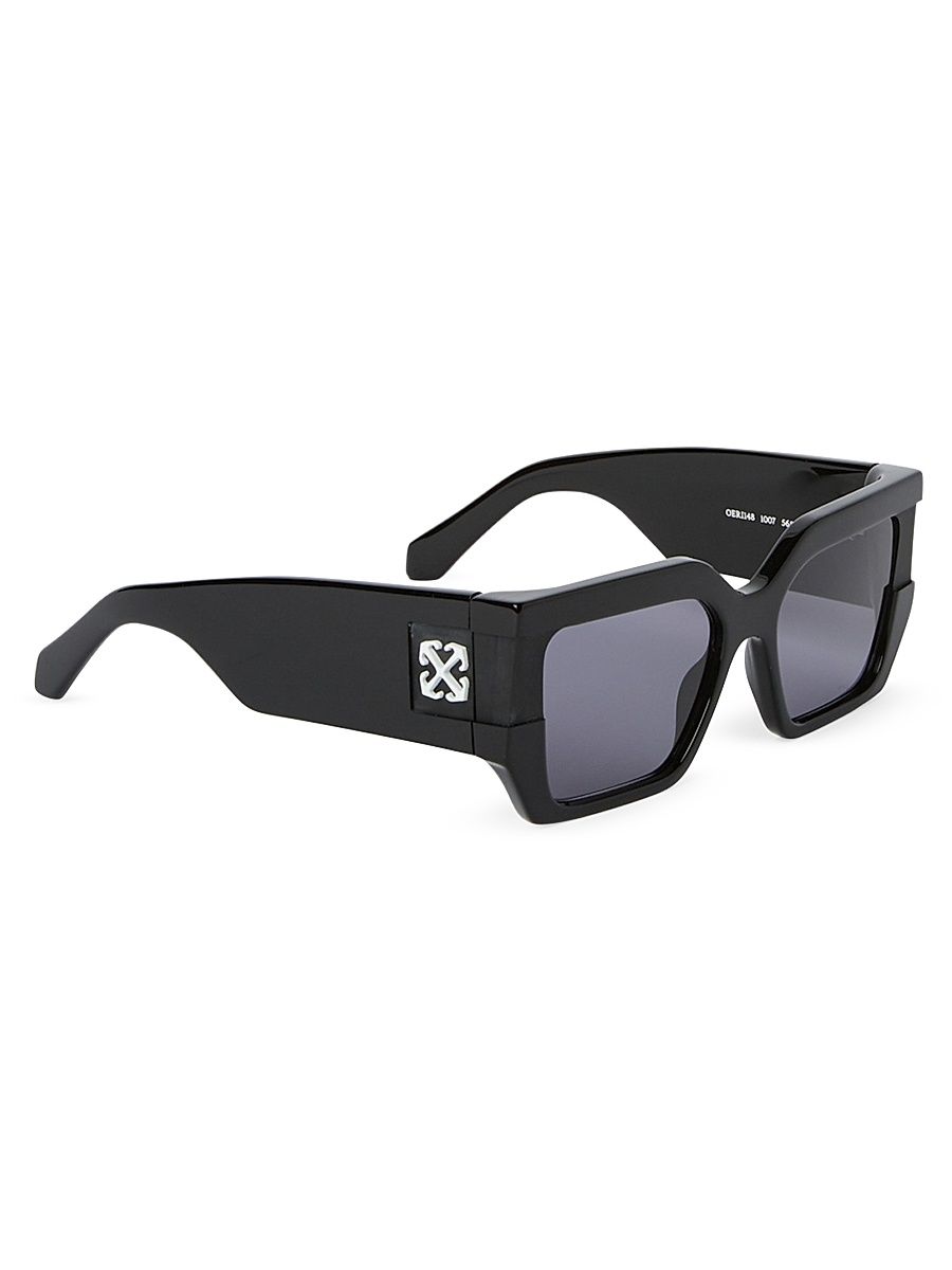 Women's Dover 56MM Square Sunglasses - Black