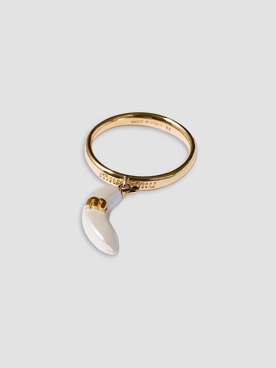 Women's Metal Ring - Gold Multi - Size Large