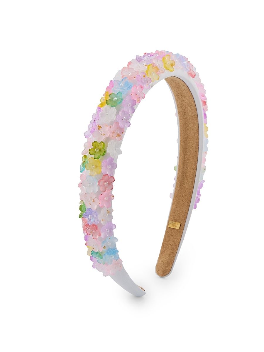 Little Girl's & Girl's Floral Embellished Headband