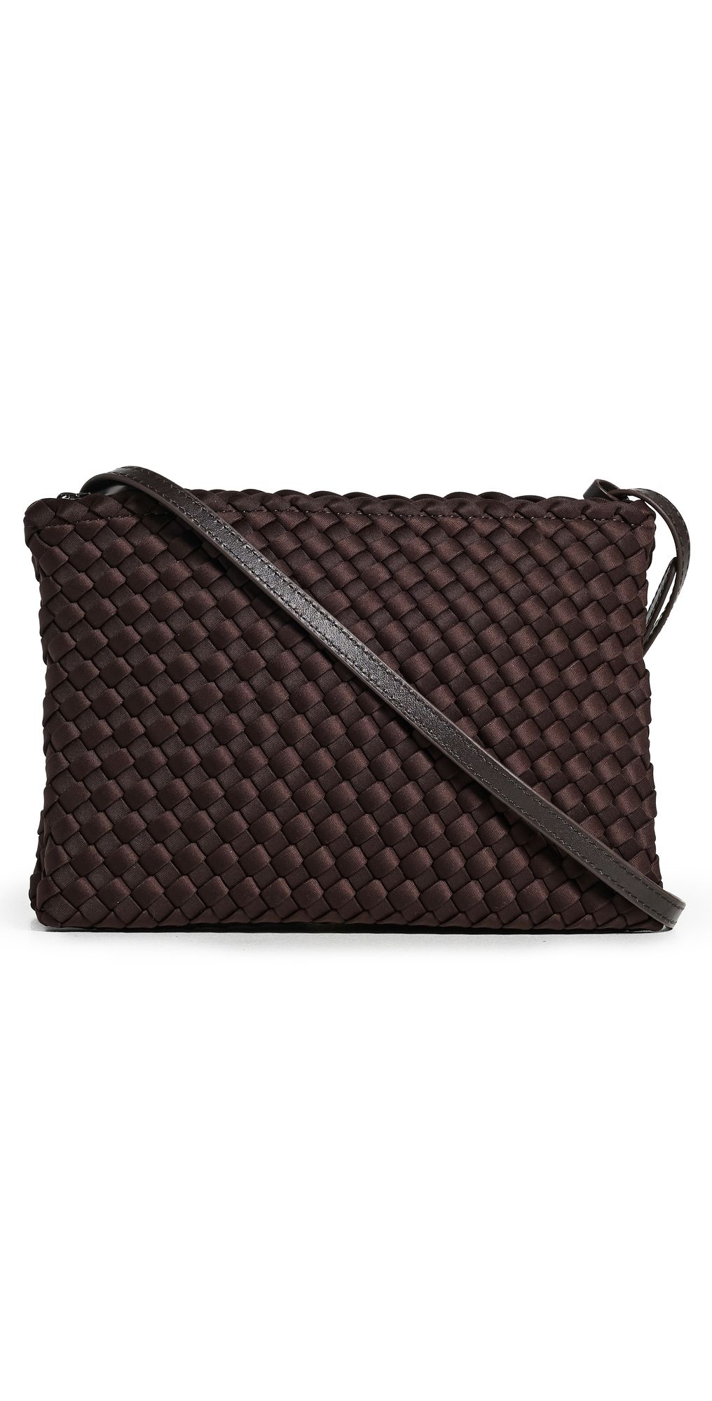 NAGHEDI Soho Medium Envelope Satchel Chocolate One Size