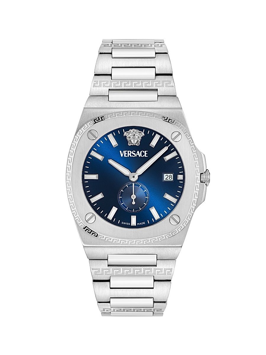 Men's Ren 373 Stainless Steel Bracelet Watch/40MM - Stainlesssteelbluedial