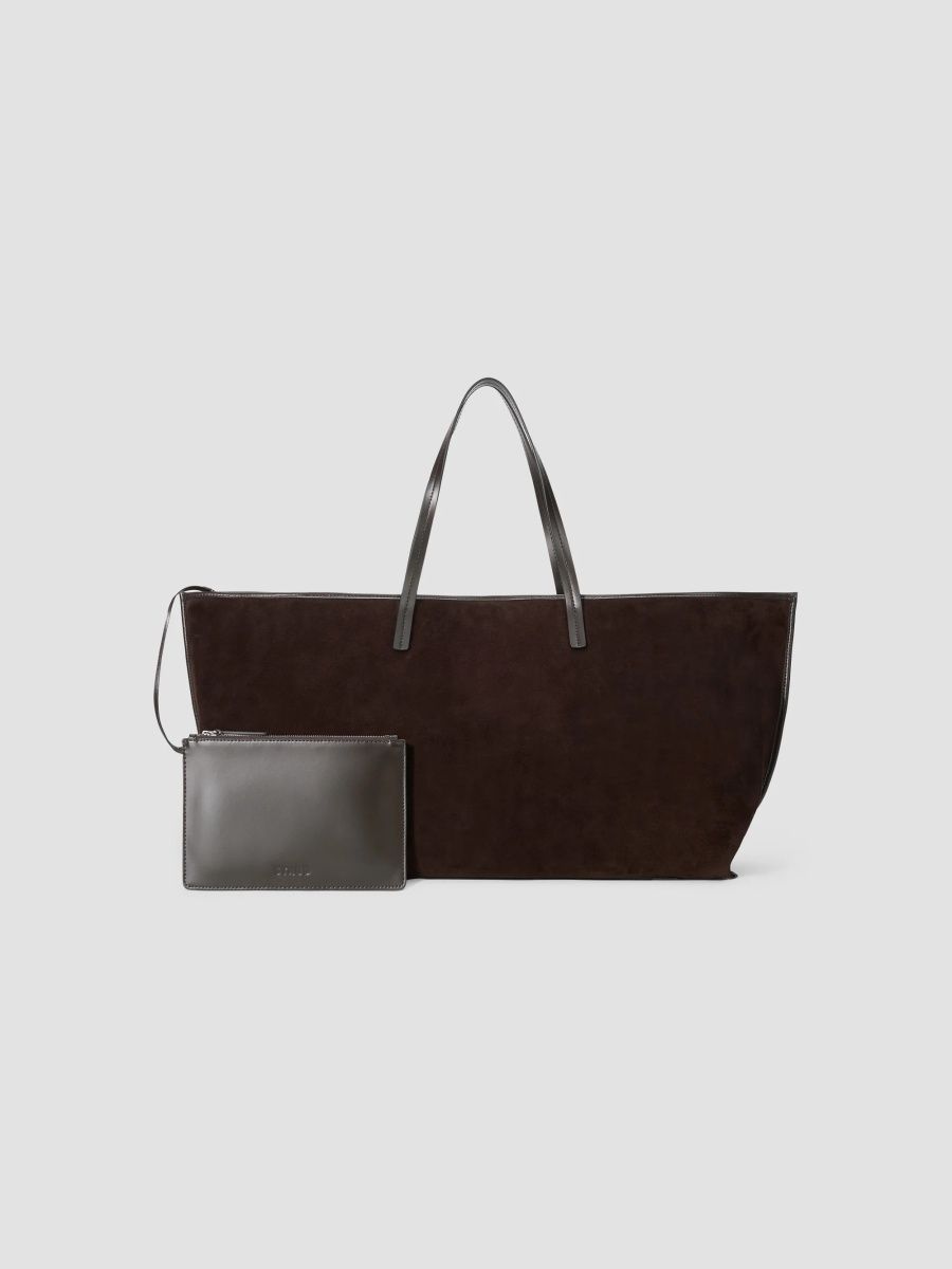 Staud Women's Christos Large Leather Tote Bag - Espresso