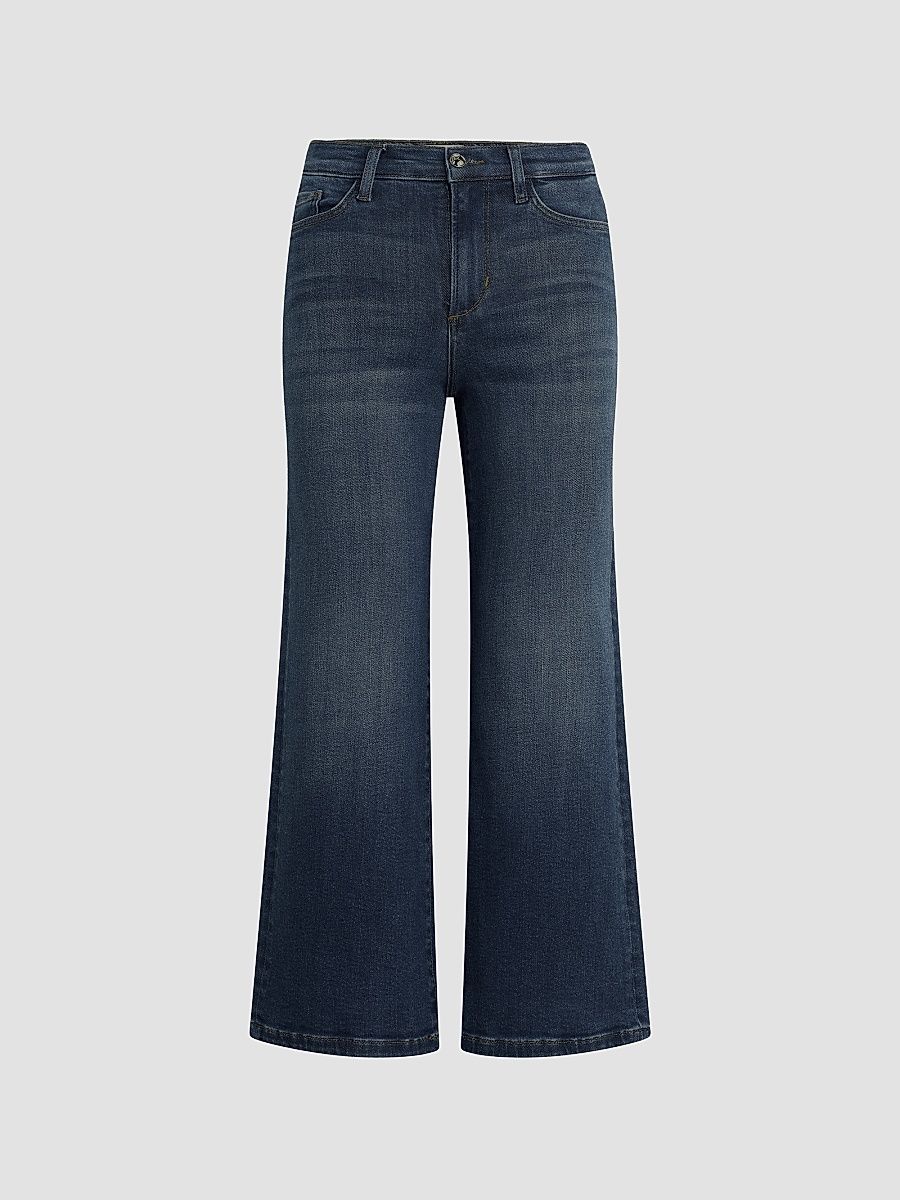 Women's The Ruby High-Rise Wide-Leg Jeans - Santa Fe - Size 32