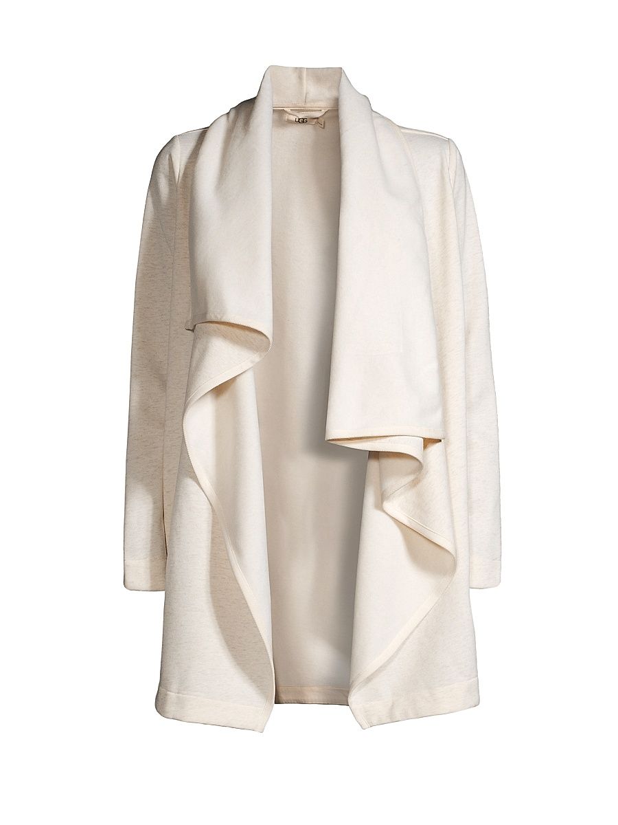 Women's Janni Fleece Blanket Cardigan - Oatmeal Heather - Size XL