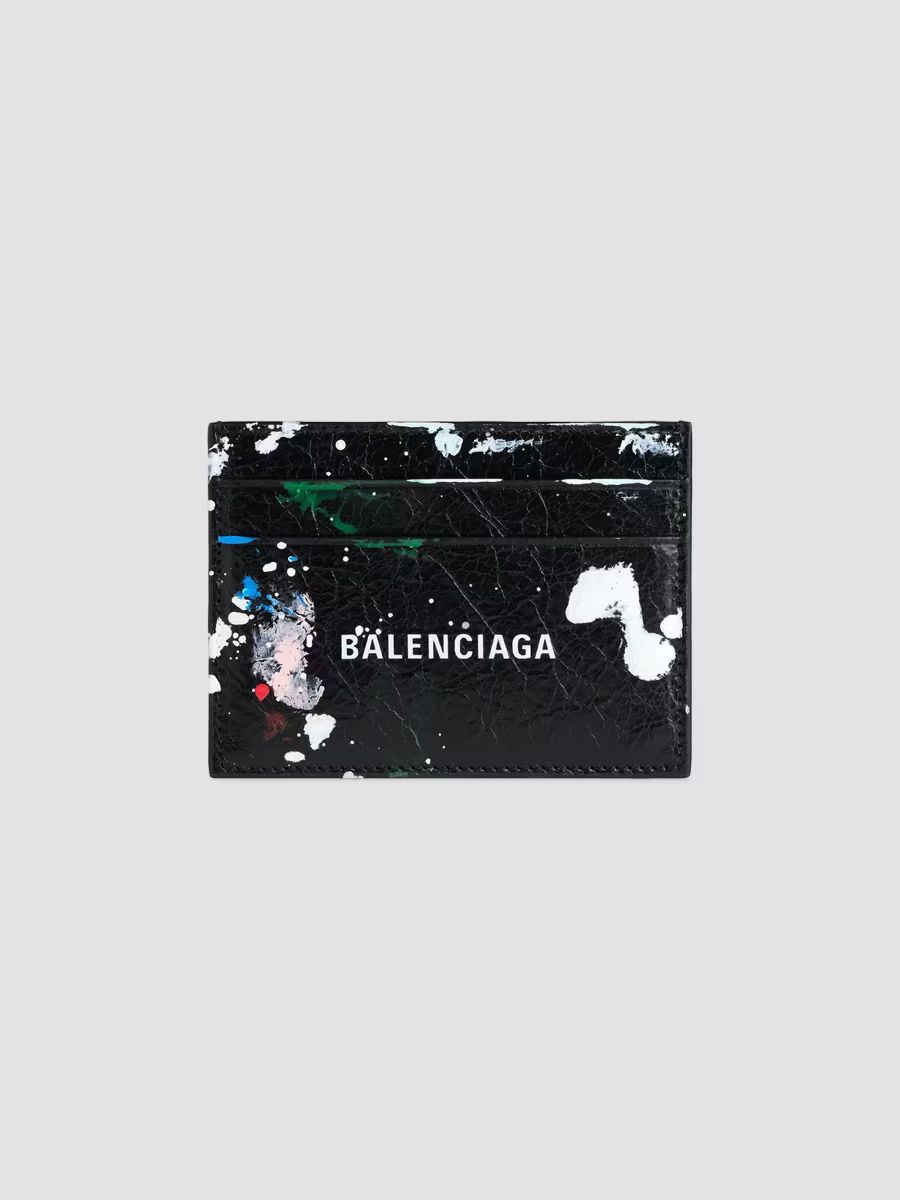 Balenciaga Men's Cash Card Holder - Black