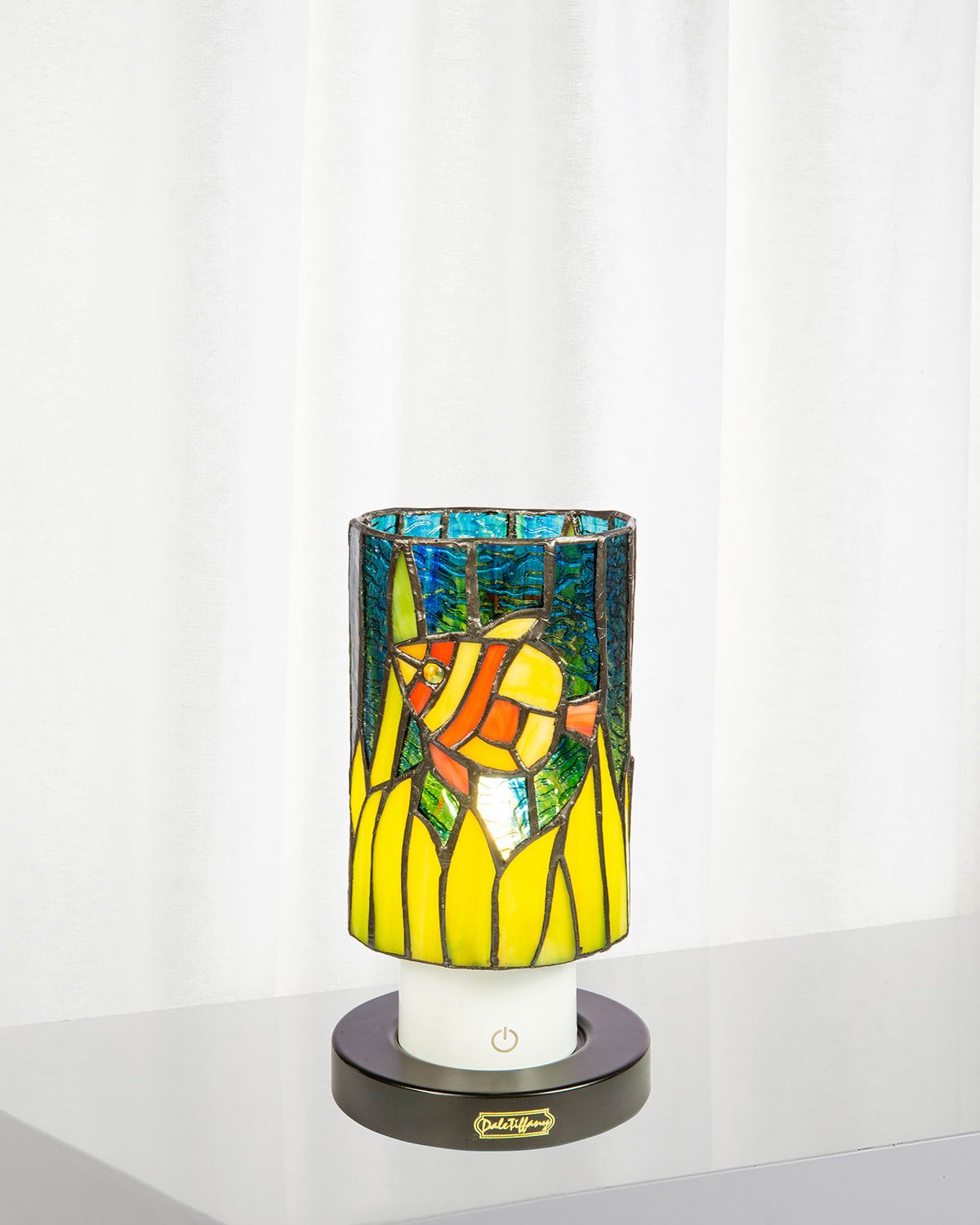 Tiffany Mosaic 8.5" Rechargeable Wireless Accent Lamp