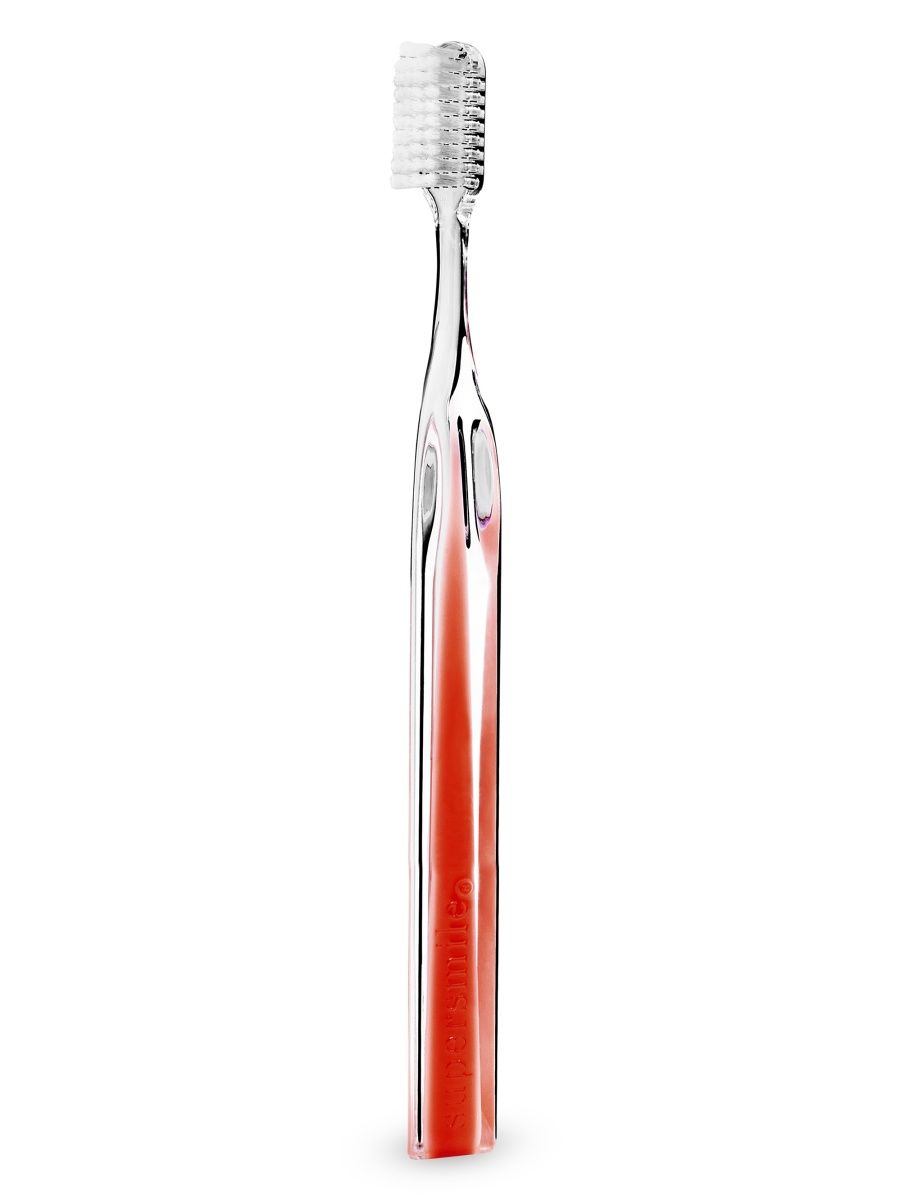 supersmile Crystal Collection 45-Degree Toothbrush - Ruby Red