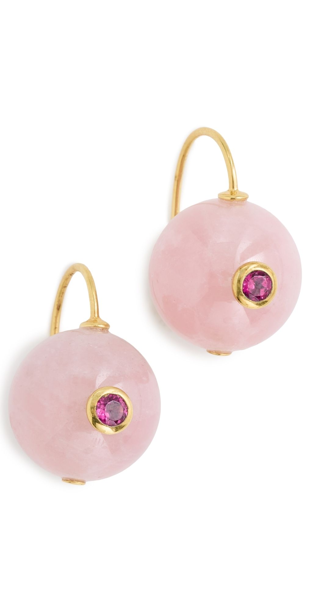 Lizzie Fortunato Comet Earrings In Madagascar Rose Pink One Size