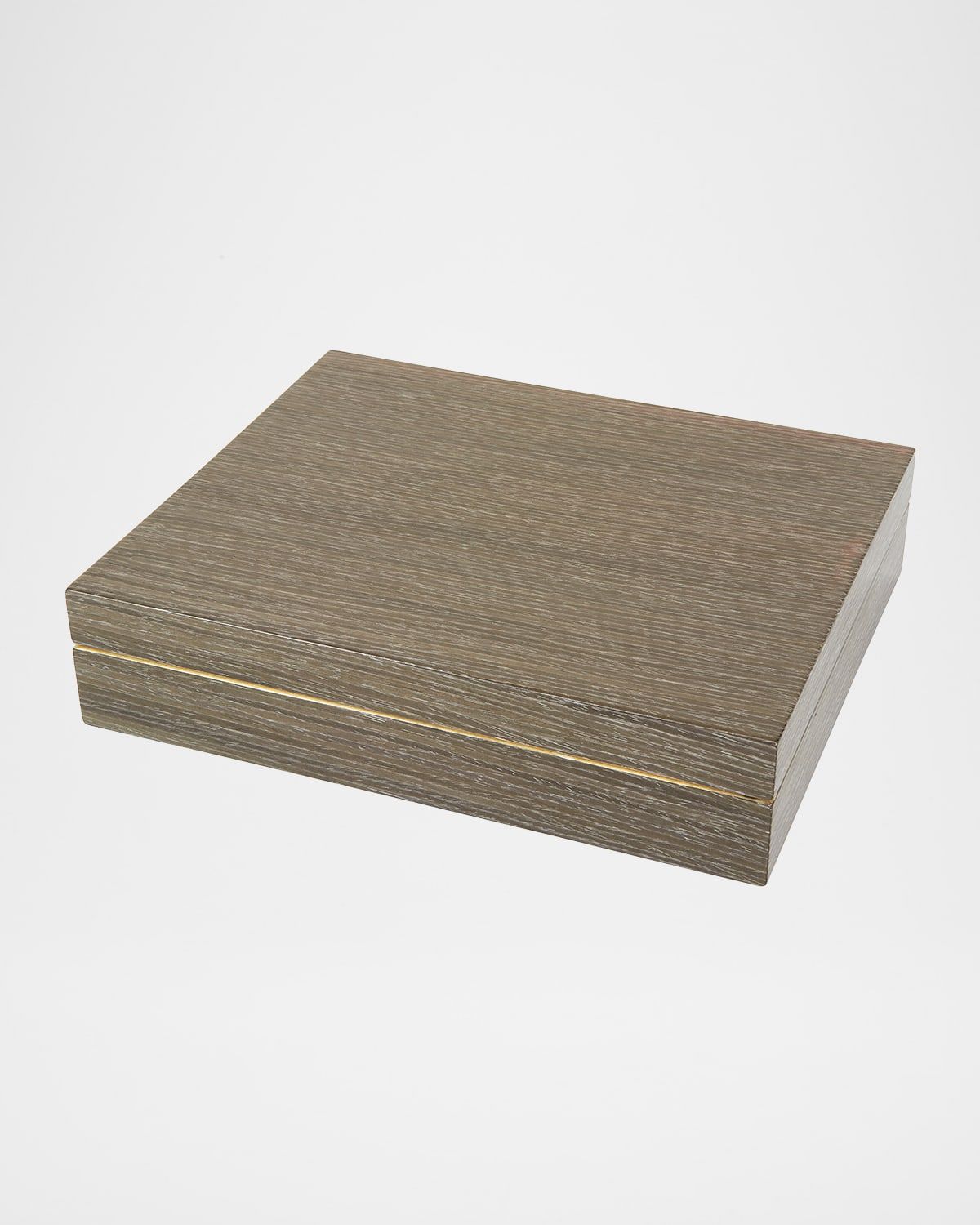 Polished Wood Cufflink Box