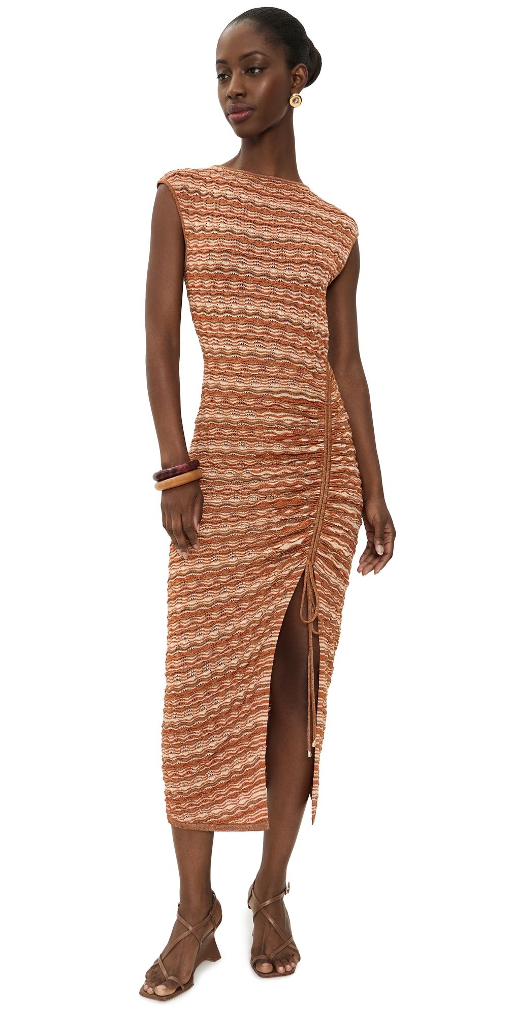 Cult Gaia Hilary Midi Dress CORALLO MULTI XS