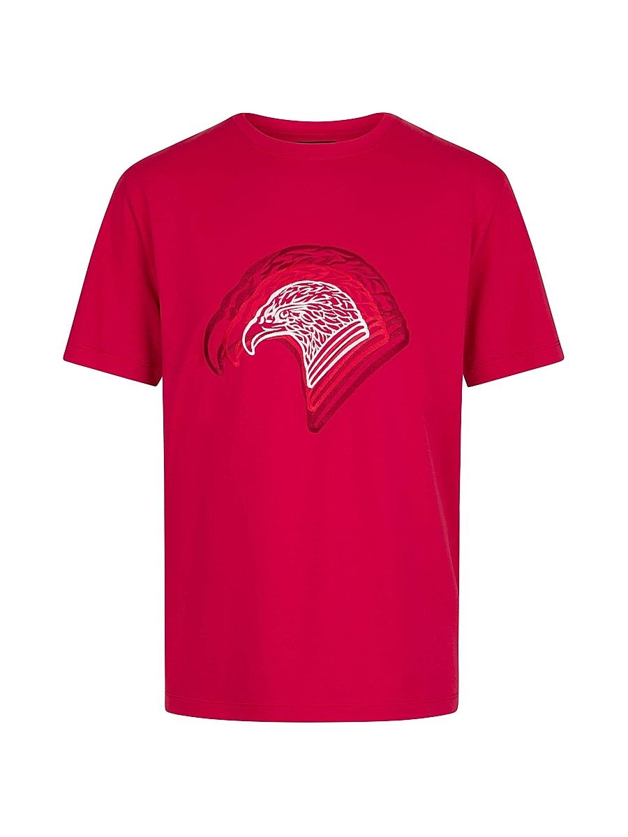 Men's Crewneck T-Shirt - Red - Size Medium