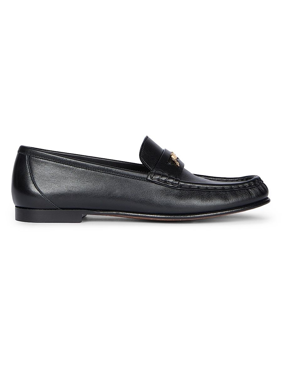 Women's Chloé Leather Loafers - Black - Size 9.5