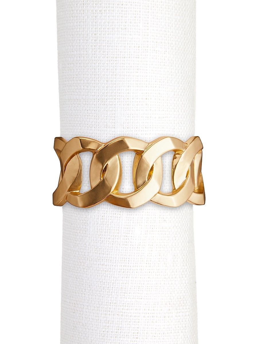 Cuban Link Napkin Rings