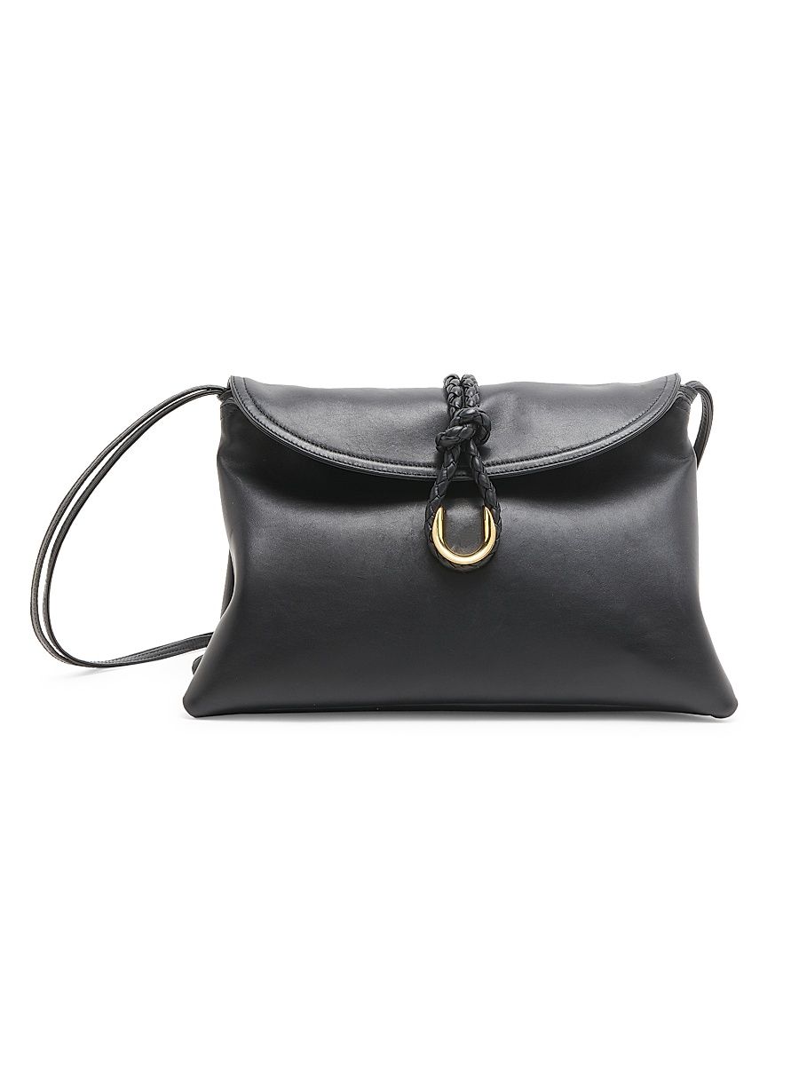 Women's Medium Liberta Leather Shoulder Bag - Black
