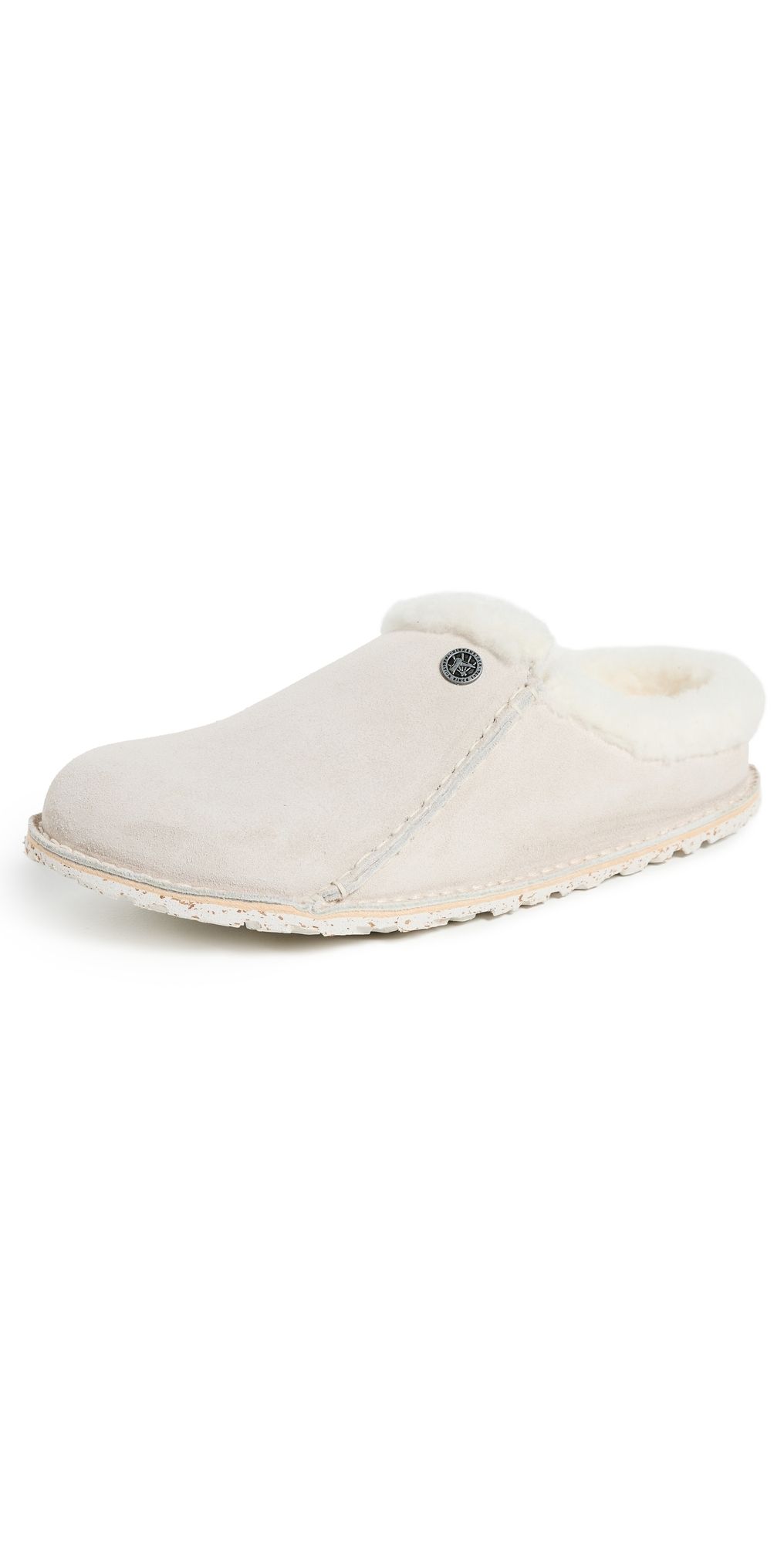 Birkenstock Zermatt Premium Shearling Clogs Antique White/Natural 37