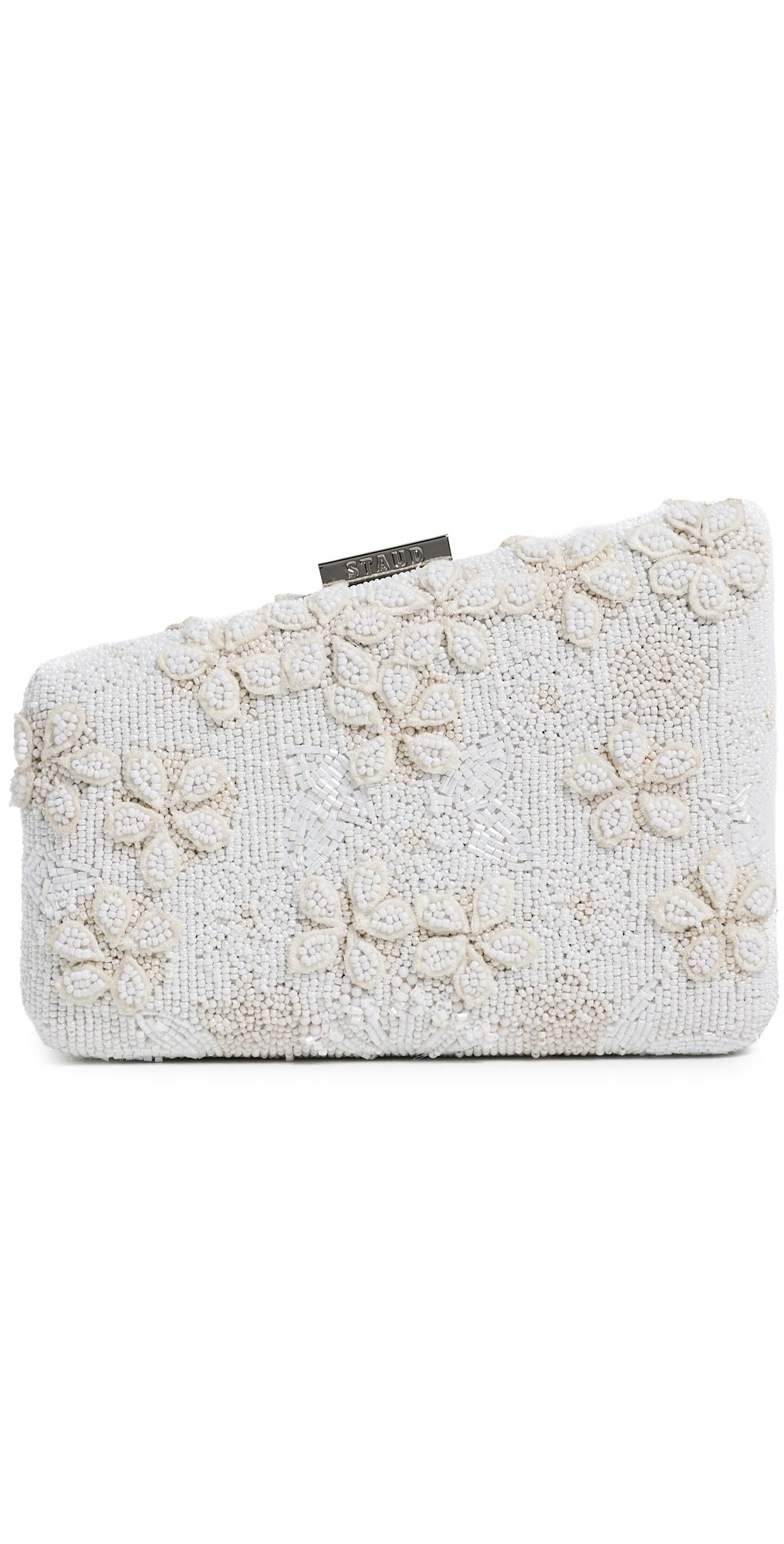 STAUD Carmella Beaded Clutch Garden Party One Size
