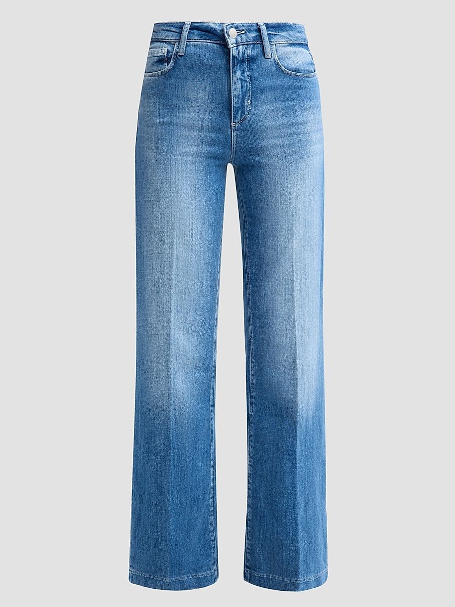 Women's Scottie High-Rise Wide-Leg Jeans - Sullivan - Size 32