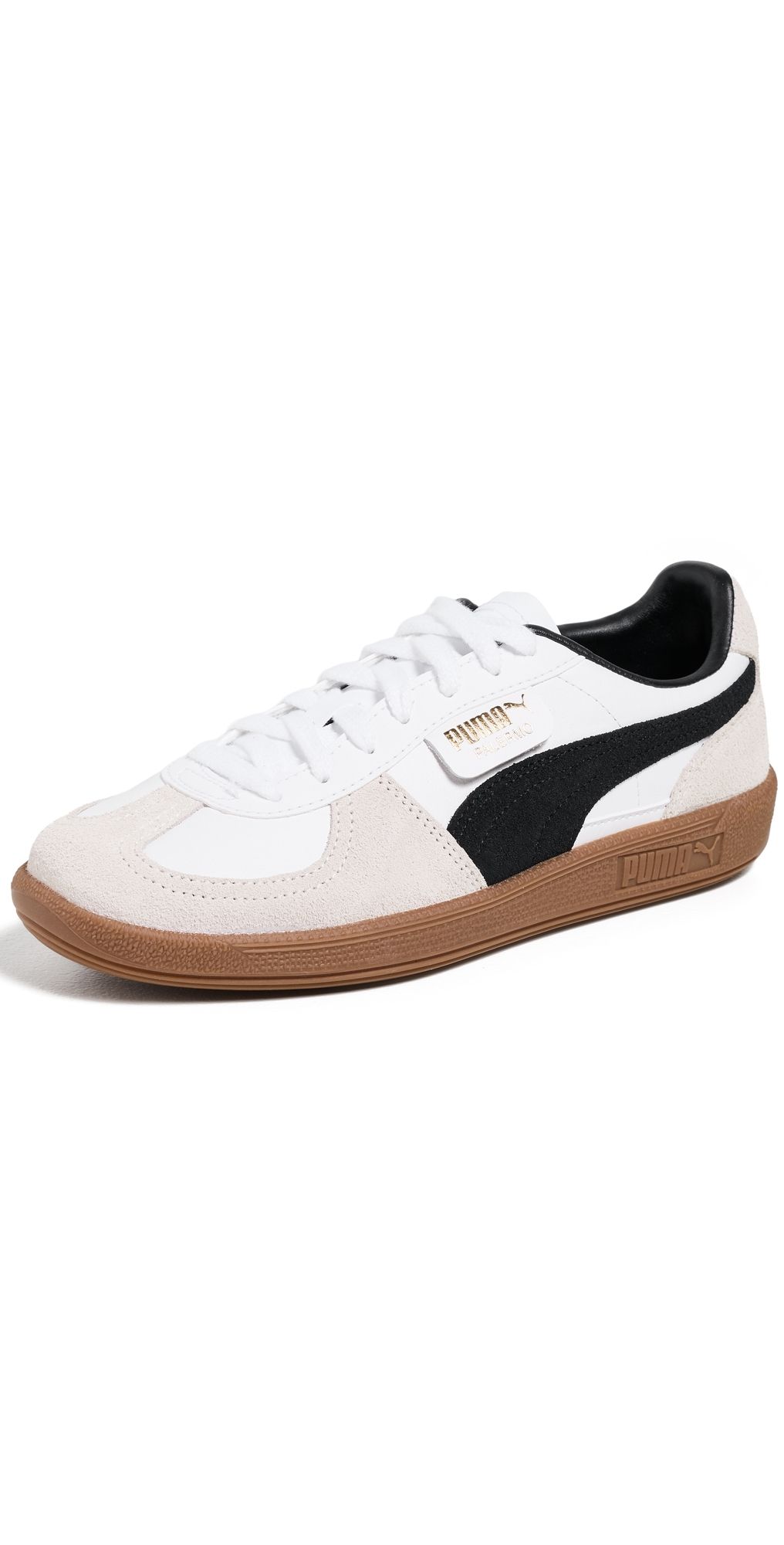 PUMA Palermo Leather Sneakers Puma White/Vapor Grey/Gum 8