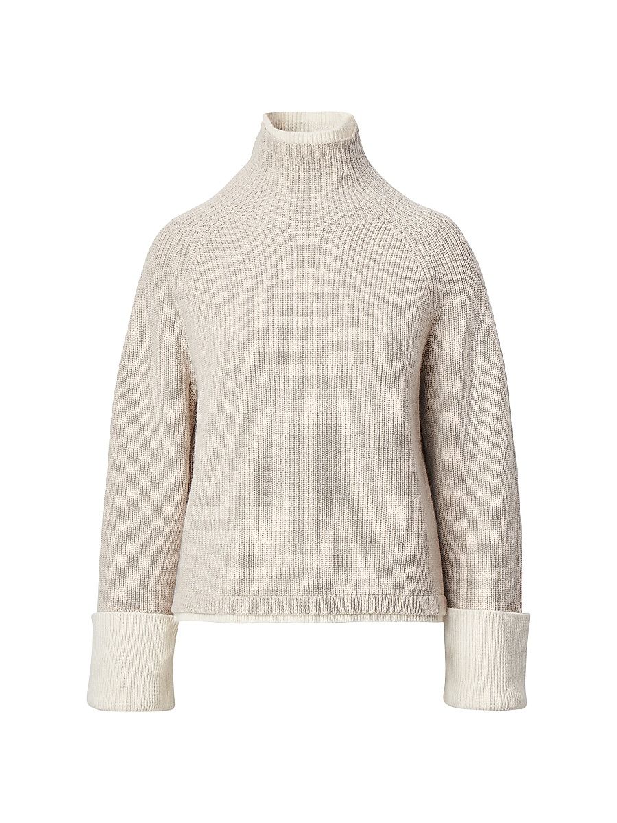 Women's Ilaria Turtleneck Sweater - Oat - Size Large