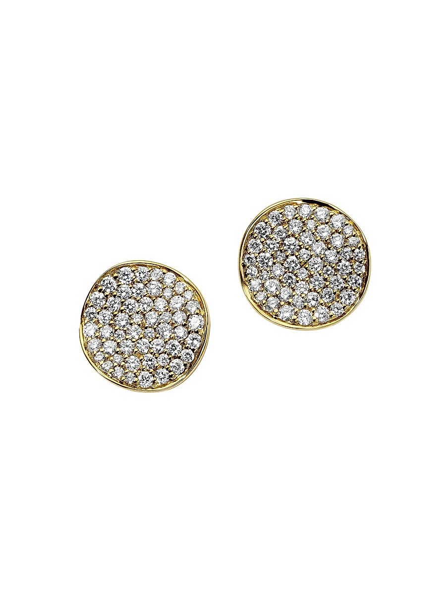 Women's Stardust 18K Yellow Gold & 0.51 TCW Diamond Stud Earrings - Gold