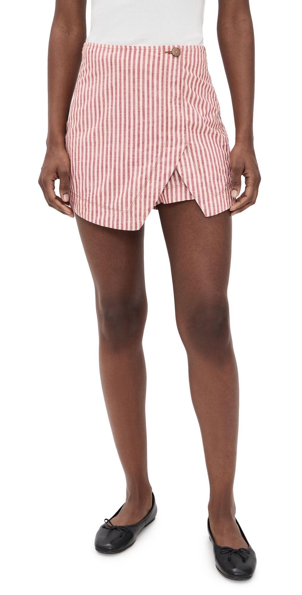 Dress To Striped Twill Shorts Stripes 2