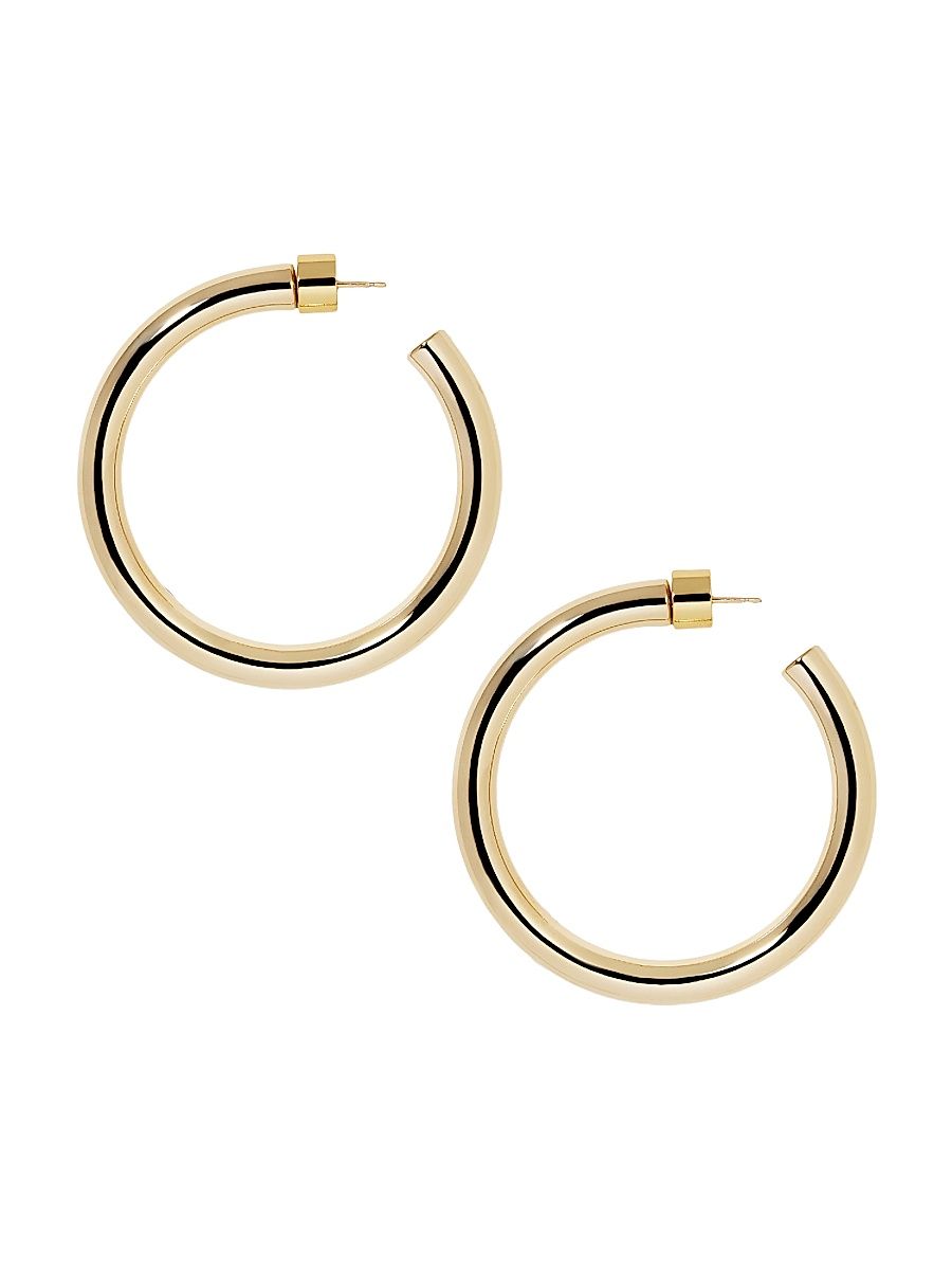 Women's Natasha 10K Gold Huggies Earrings - Gold - Size Huggie