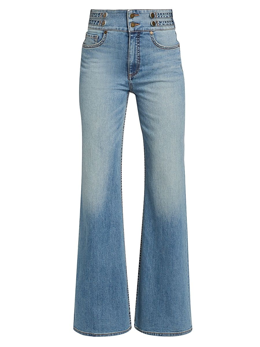 Women's Liv Wide-Leg Jeans - Light Wash - Size 32