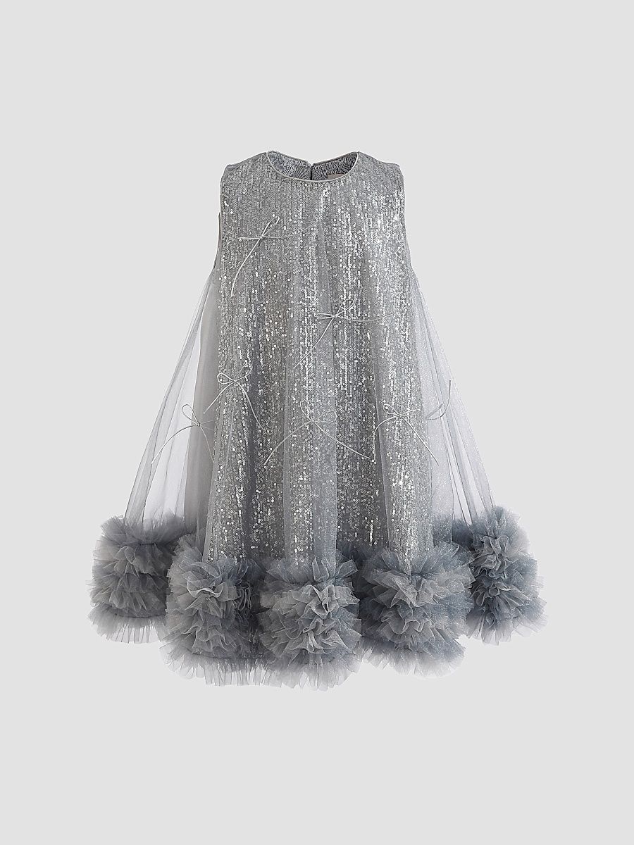 Little Girl's & Girl's Evangeline Dress - Blue - Size 9