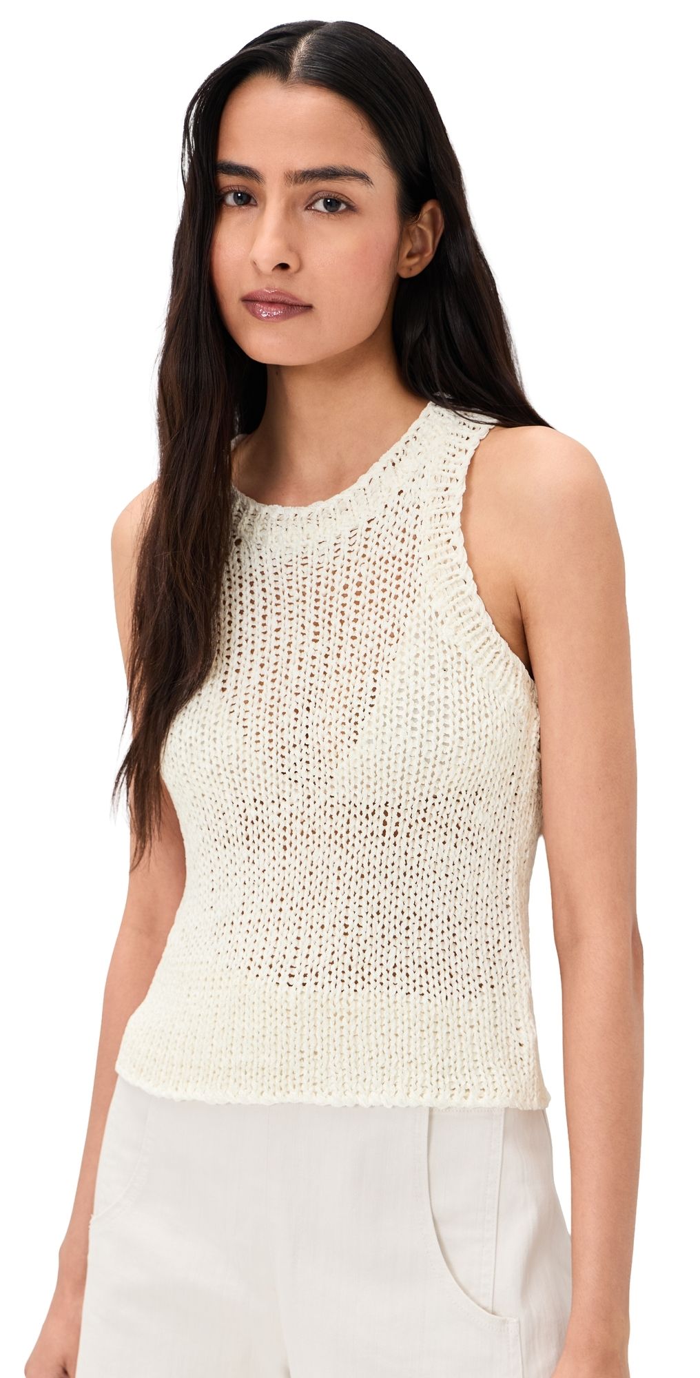 A. L.C. Nelly Top Off White XS