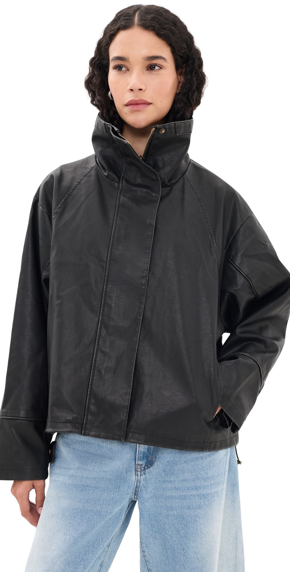 Lioness Shoreline Funnel Jacket Noir XS