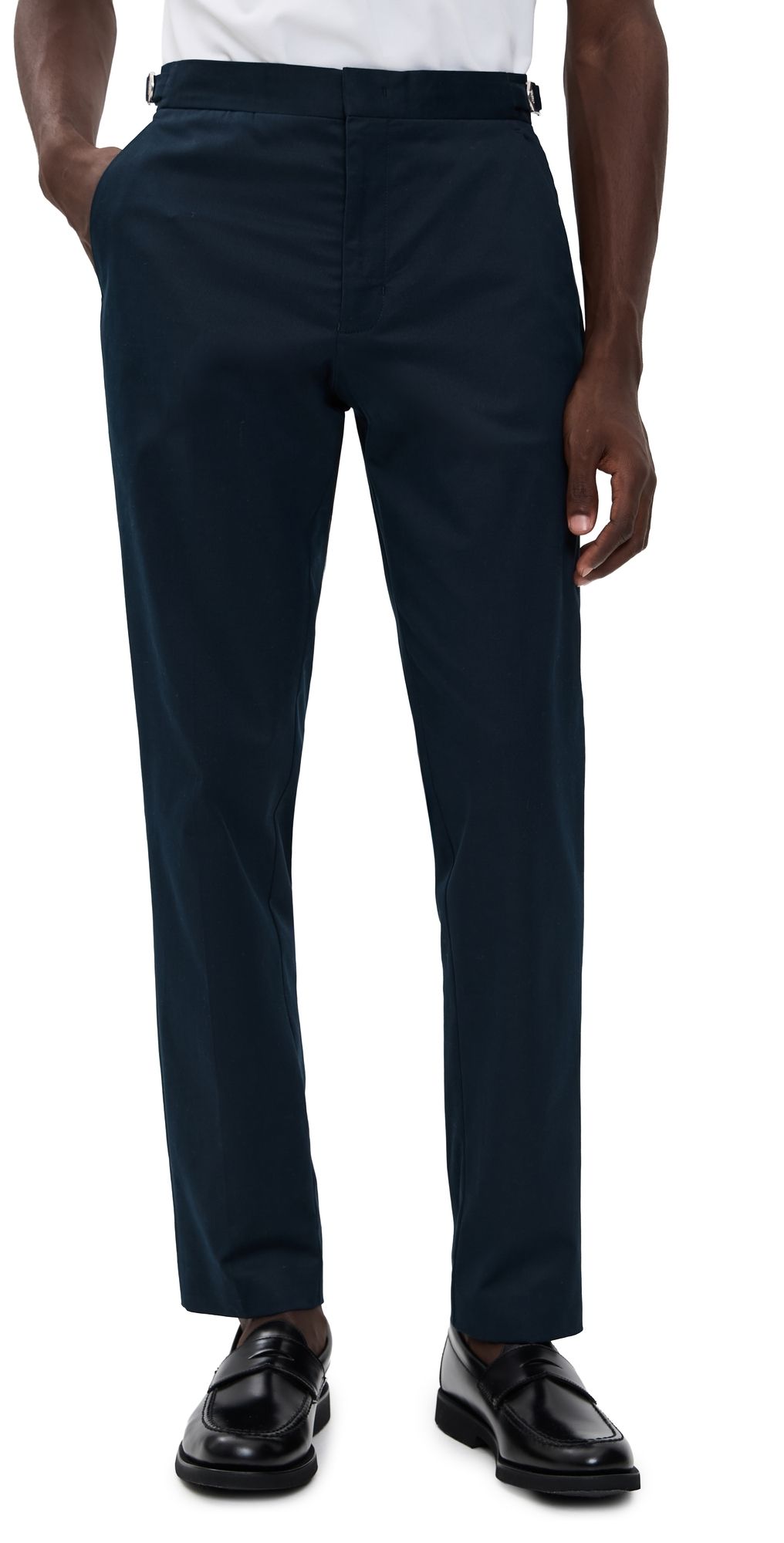 Orlebar Brown Brandon Cotton Cashmere Pants Night Iris 28