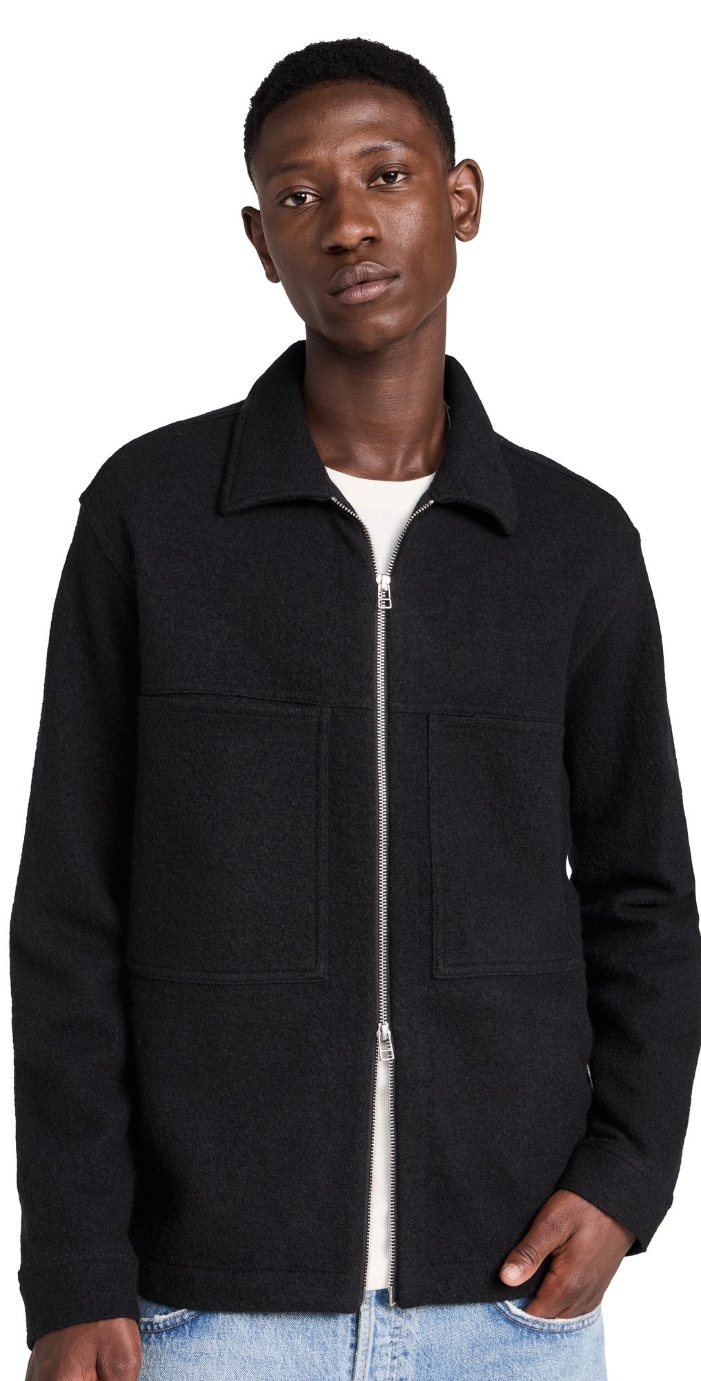 NN07 Isak Overshirt Black M