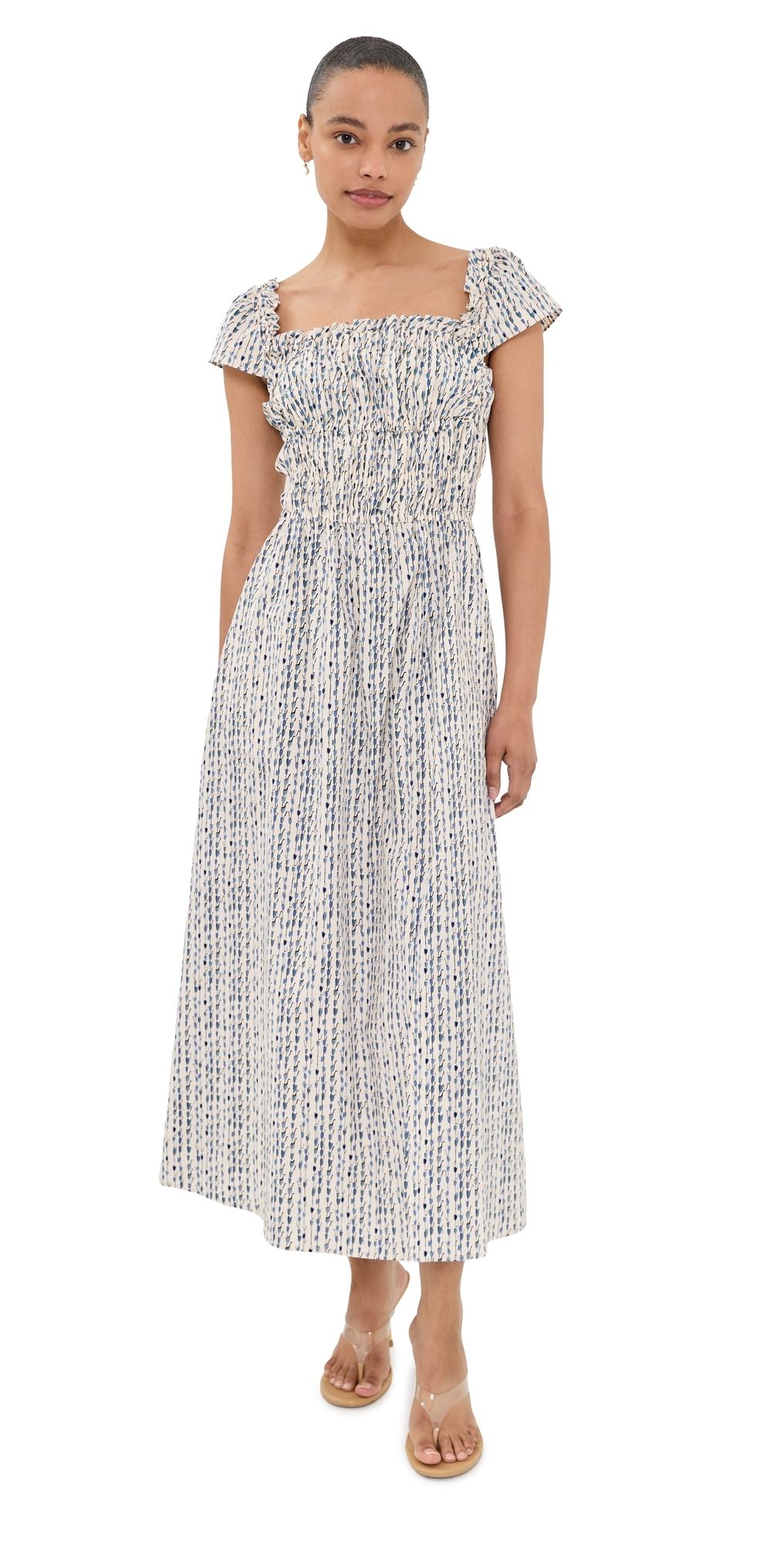 Altuzarra Lily Dress Vapor Bluebell 38