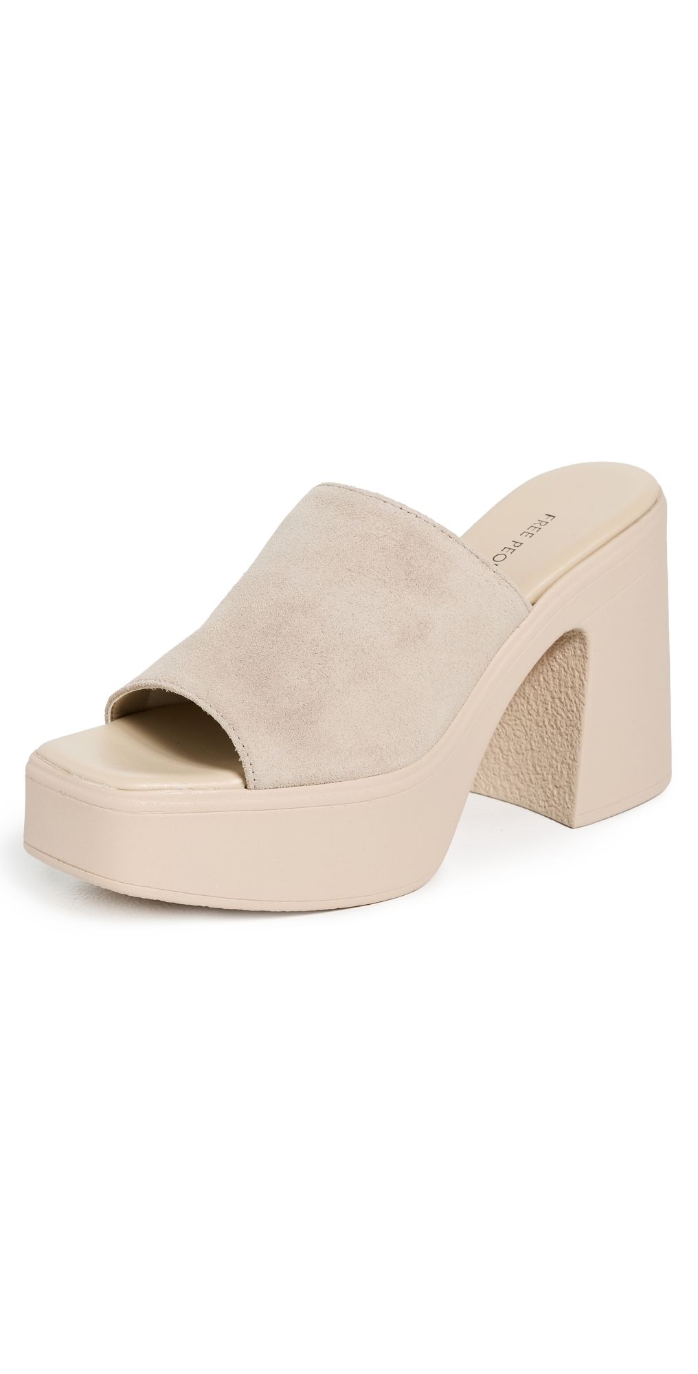 Free People Zoe Platforms Diamond Suede 41