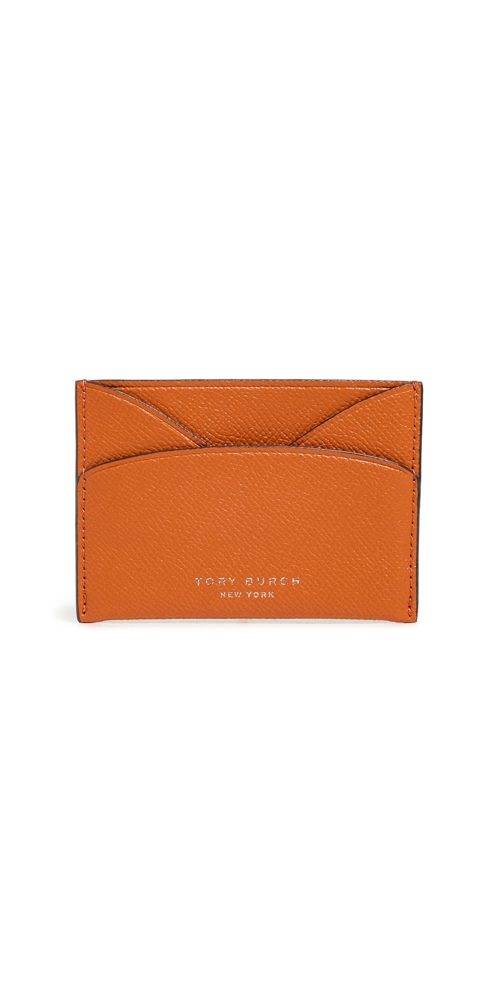 Tory Burch Romy Flat Card Case Orange One Size