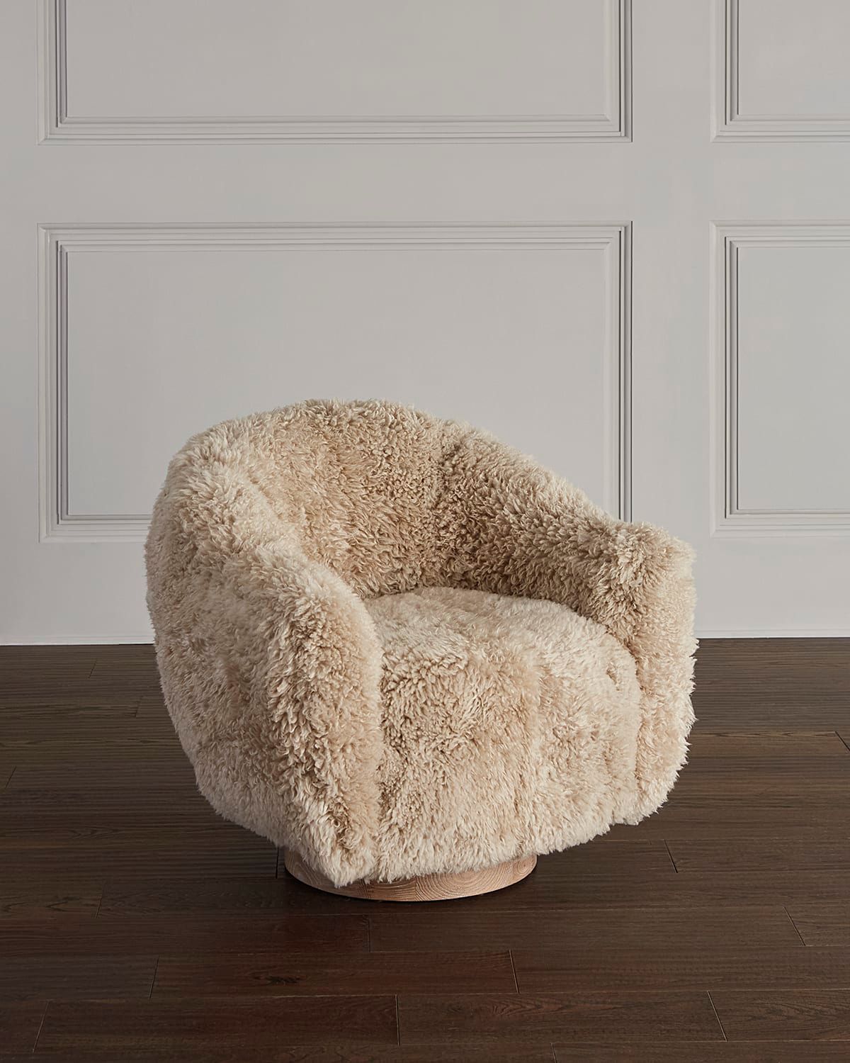 Simone Sheepskin Swivel Chair