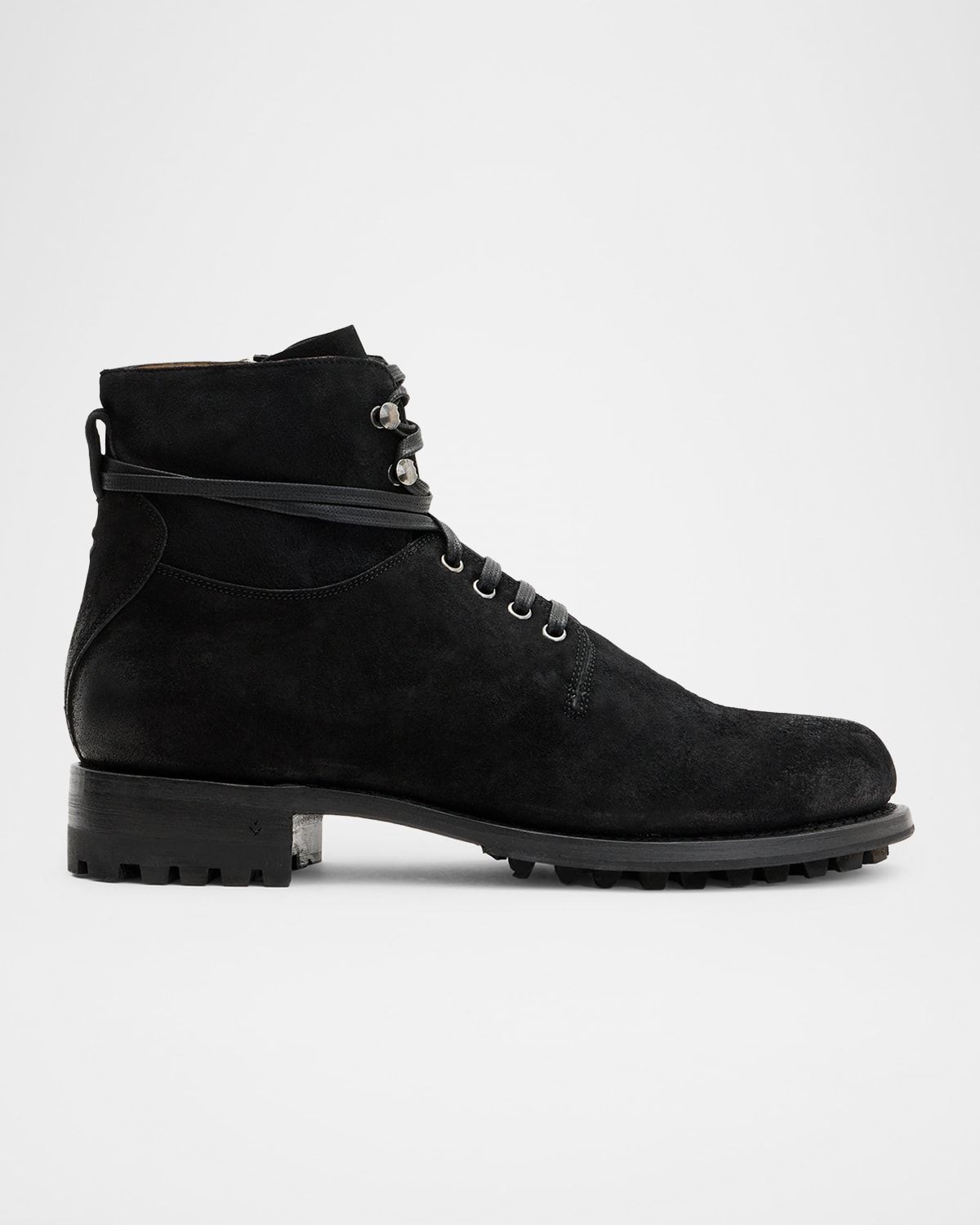 Men & apos;s Moto Suede Work Boots